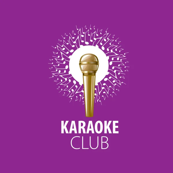 Vektör logo karaoke — Stok Vektör