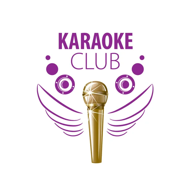 Vektör logo karaoke — Stok Vektör