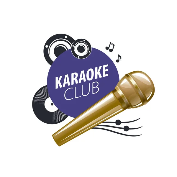 Vektör logo karaoke — Stok Vektör