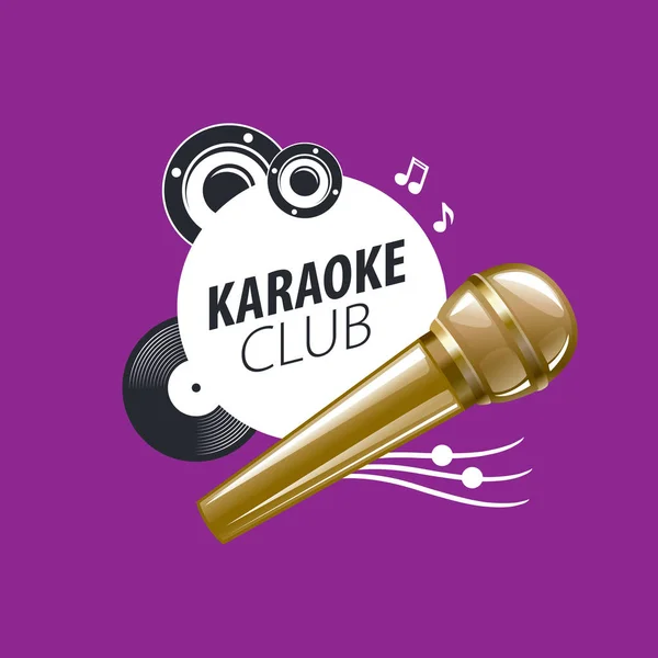 Vektör logo karaoke — Stok Vektör