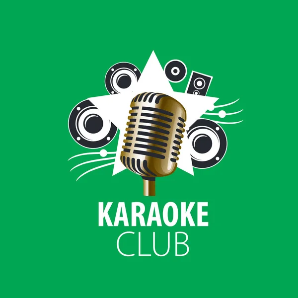 Vektör logo karaoke — Stok Vektör