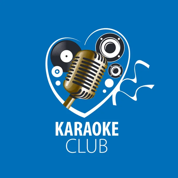 Vektör logo karaoke — Stok Vektör