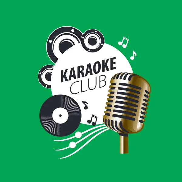 Vektör logo karaoke — Stok Vektör