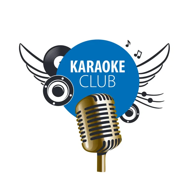 Vektör logo karaoke — Stok Vektör