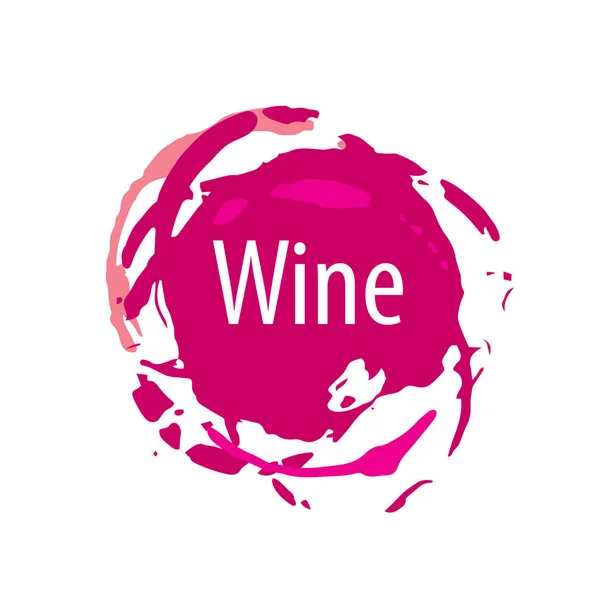 Печать логотипа вина — стоковый вектор