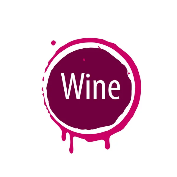 Wein-Logo-Aufdruck — Stockvektor
