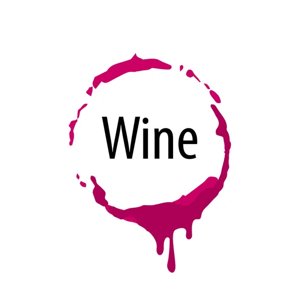 Wein-Logo-Aufdruck — Stockvektor