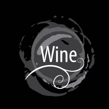 Şarap logosu baskı