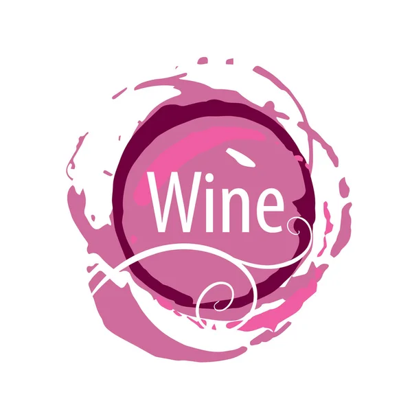 ワインのロゴの刻印 — ストックベクタ
