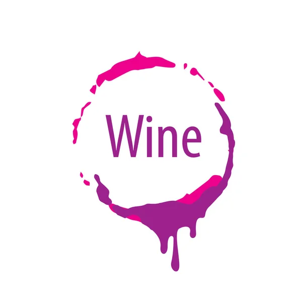 Wein-Logo-Aufdruck — Stockvektor