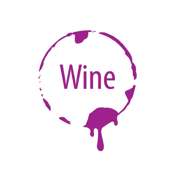 Impresión del logotipo del vino — Vector de stock