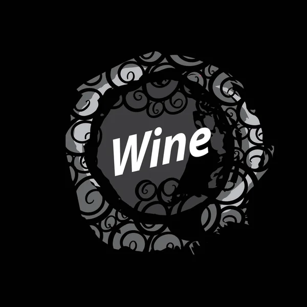 Wine logo imprint — Stock Vector