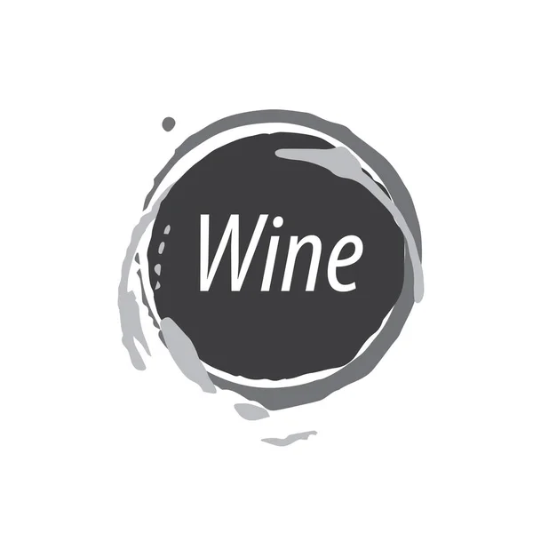 Wein-Logo-Aufdruck — Stockvektor