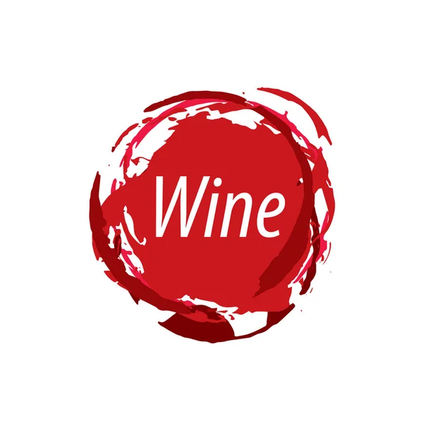 Impresión del logotipo del vino — Vector de stock