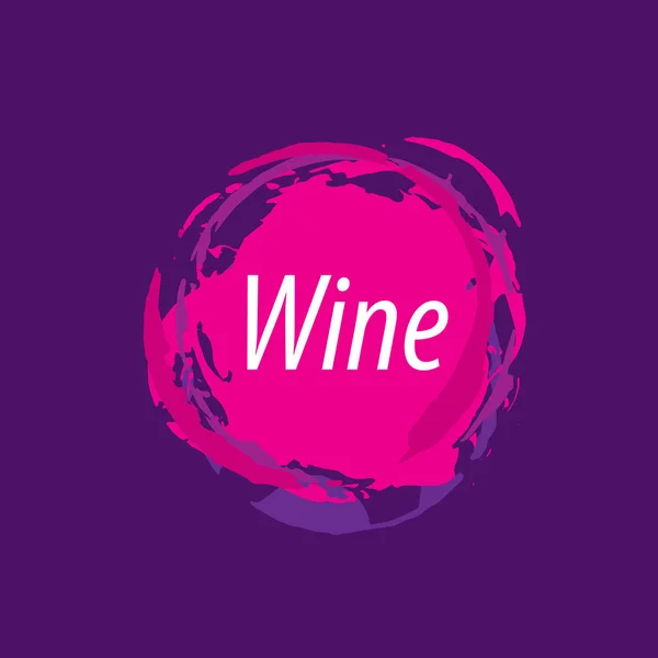 Stampa logo vino — Vettoriale Stock