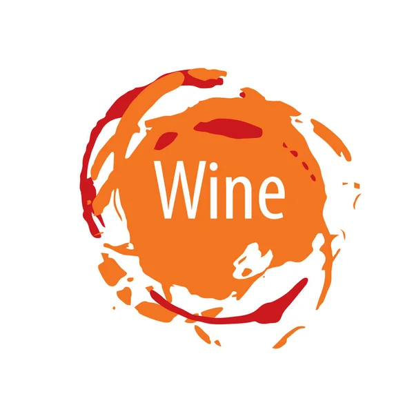 Wein-Logo-Aufdruck — Stockvektor