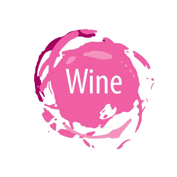 Wein-Logo-Aufdruck — Stockvektor