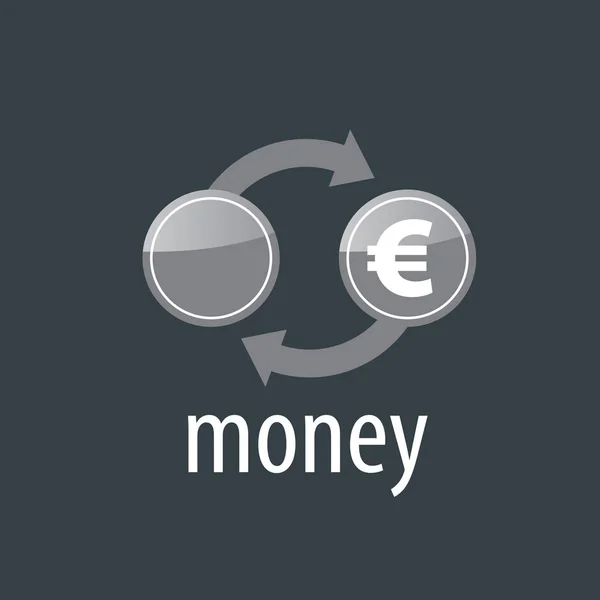 Logotipo do vetor moeda — Vetor de Stock