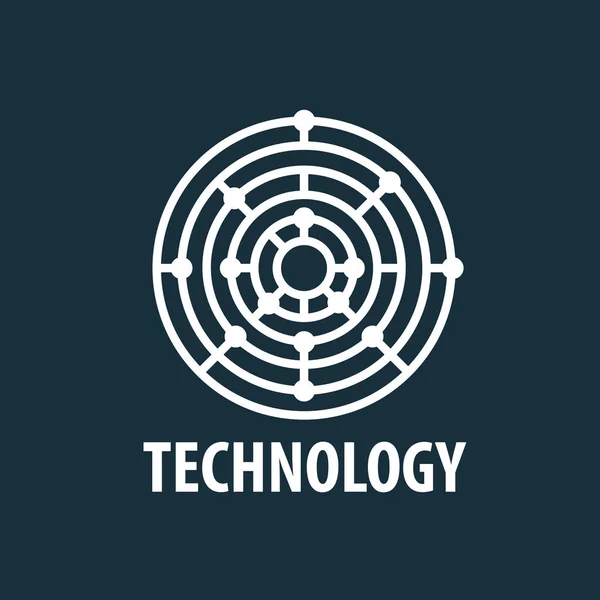 Векторний логотип технології — стоковий вектор