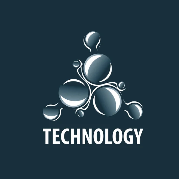 Vektorové logo technologie — Stockový vektor