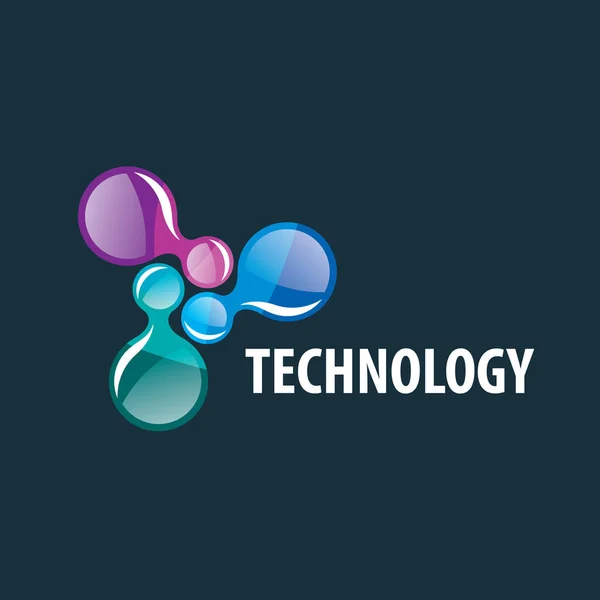 Vektor-Logo-Technologie — Stockvektor