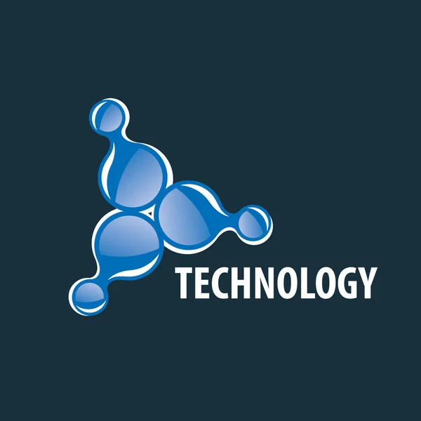 Vektorové logo technologie — Stockový vektor