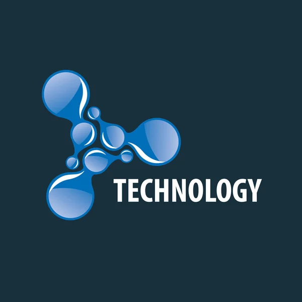 Vektorové logo technologie — Stockový vektor