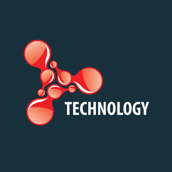 Vektor-Logo-Technologie — Stockvektor