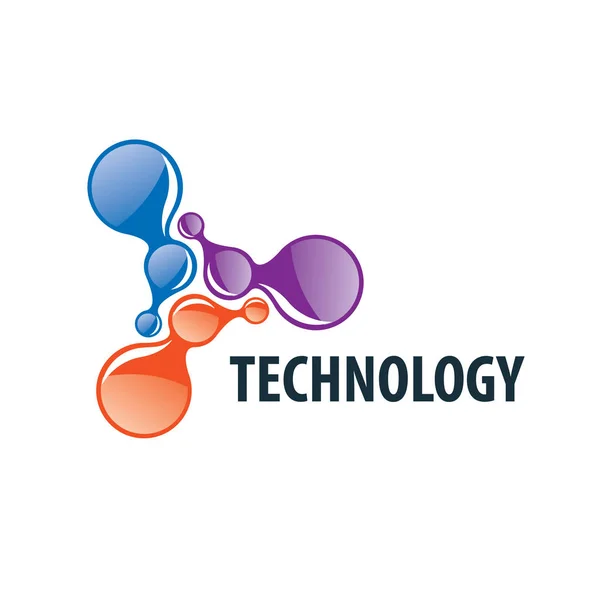 Vektor-Logo-Technologie — Stockvektor