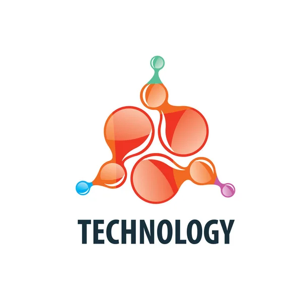 Vektorové logo technologie — Stockový vektor