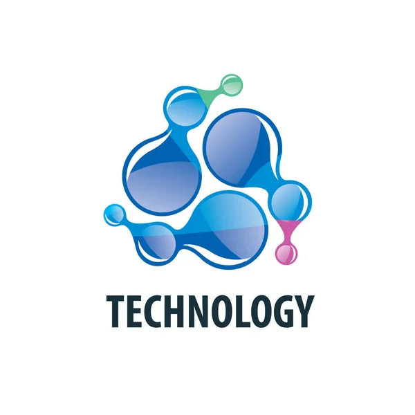 Vektorové logo technologie — Stockový vektor