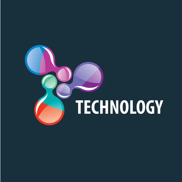 Vektor-Logo-Technologie — Stockvektor