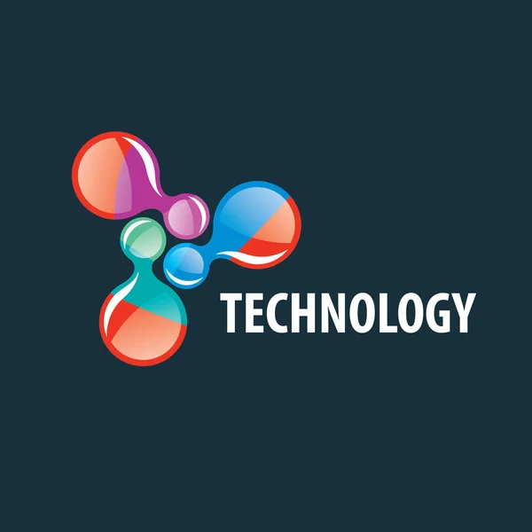 Vektorové logo technologie — Stockový vektor