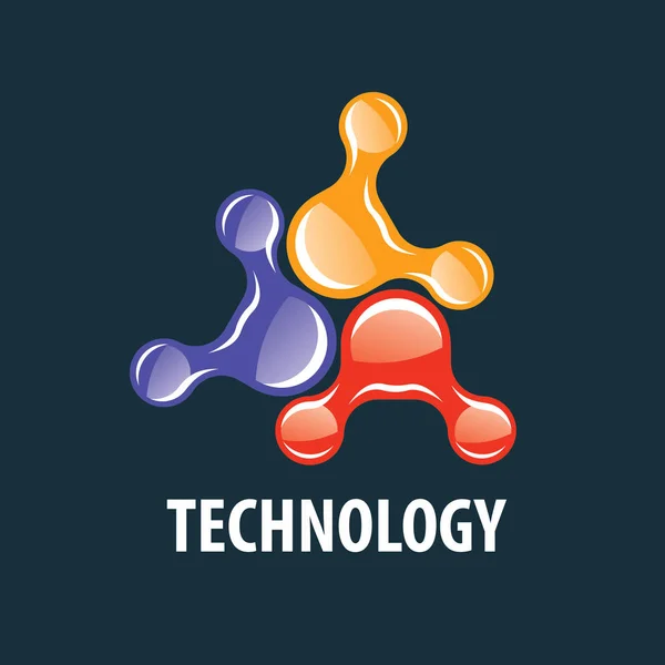 Tecnologia do logotipo do vetor — Vetor de Stock