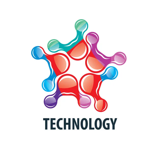 Vektorové logo technologie — Stockový vektor