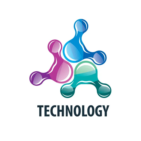 Vektorové logo technologie — Stockový vektor