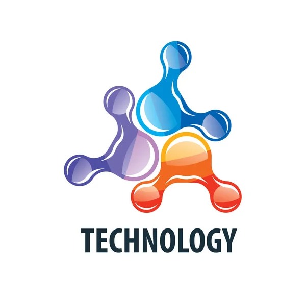 Технология векторного логотипа — стоковый вектор