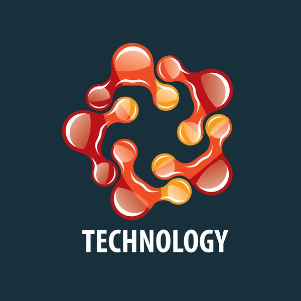 Векторний логотип технології — стоковий вектор