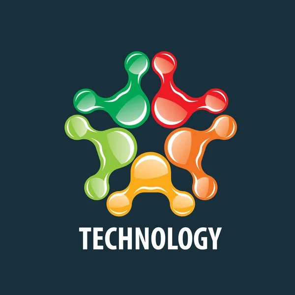 Vektor-Logo-Technologie — Stockvektor