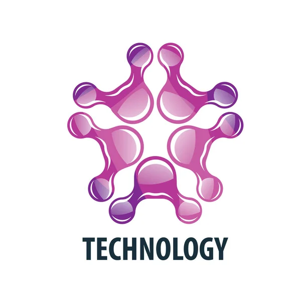 Vektorové logo technologie — Stockový vektor