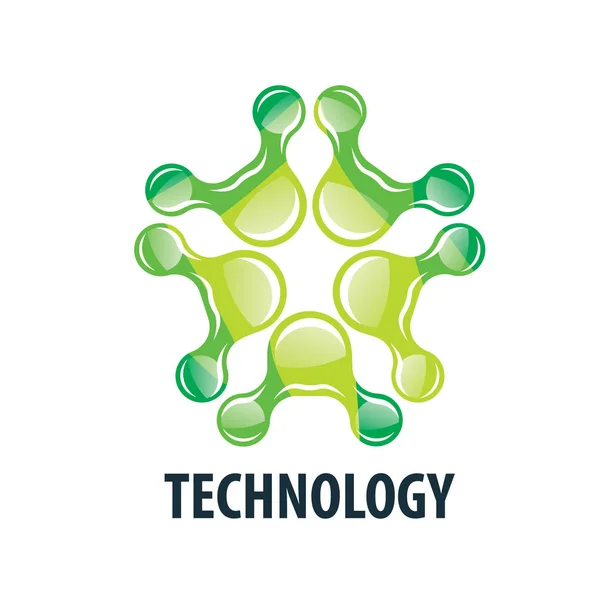 Vektör logo teknoloji — Stok Vektör