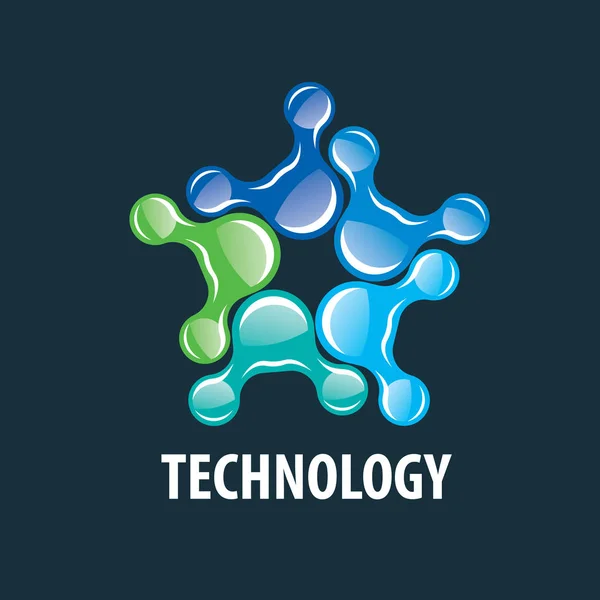 Vektor-Logo-Technologie — Stockvektor