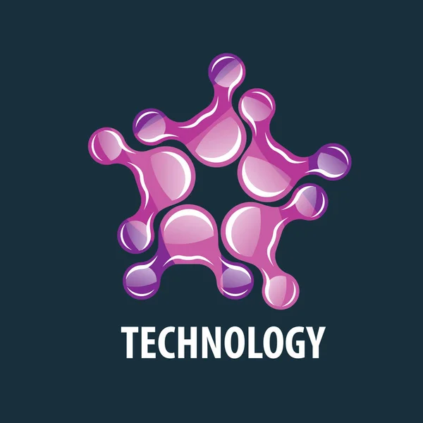 Vektor-Logo-Technologie — Stockvektor