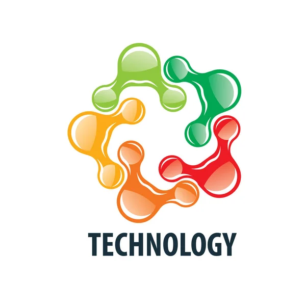 Vektorové logo technologie — Stockový vektor