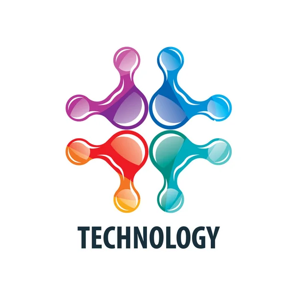 Vektorové logo technologie — Stockový vektor