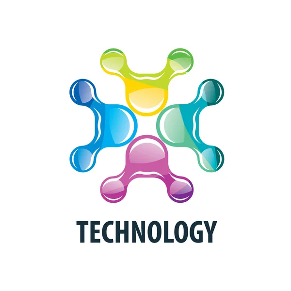 Technologie de logo vectoriel — Image vectorielle