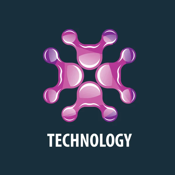 Vektor-Logo-Technologie — Stockvektor