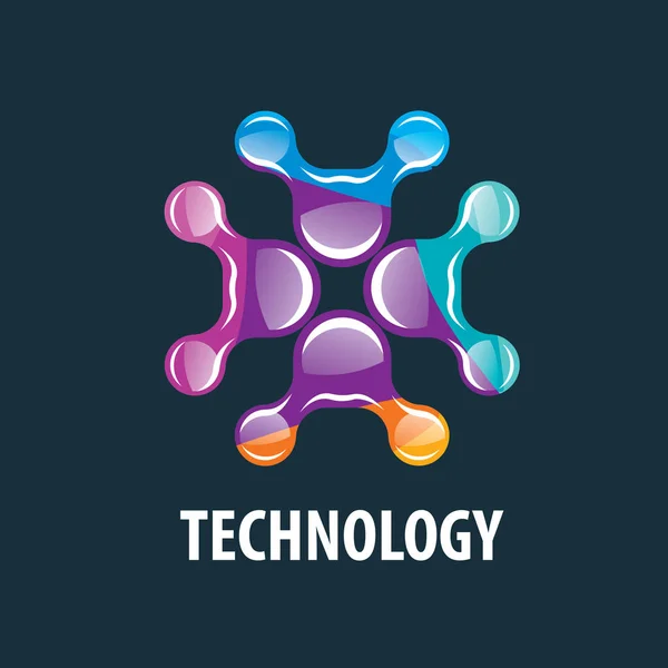 Tecnología del logotipo del vector — Vector de stock
