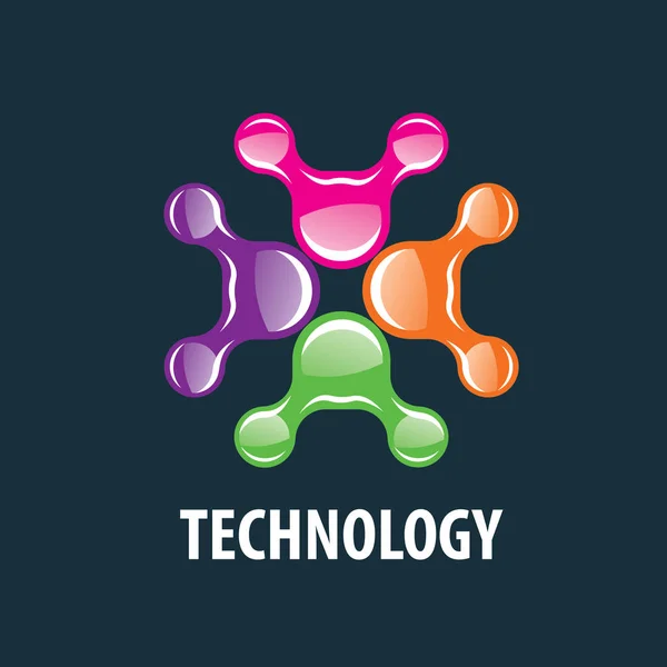 Vektor-Logo-Technologie — Stockvektor