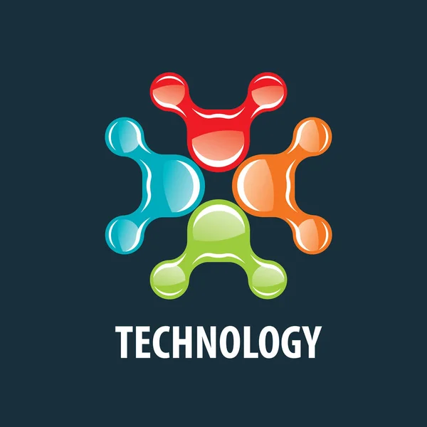 Vektorové logo technologie — Stockový vektor